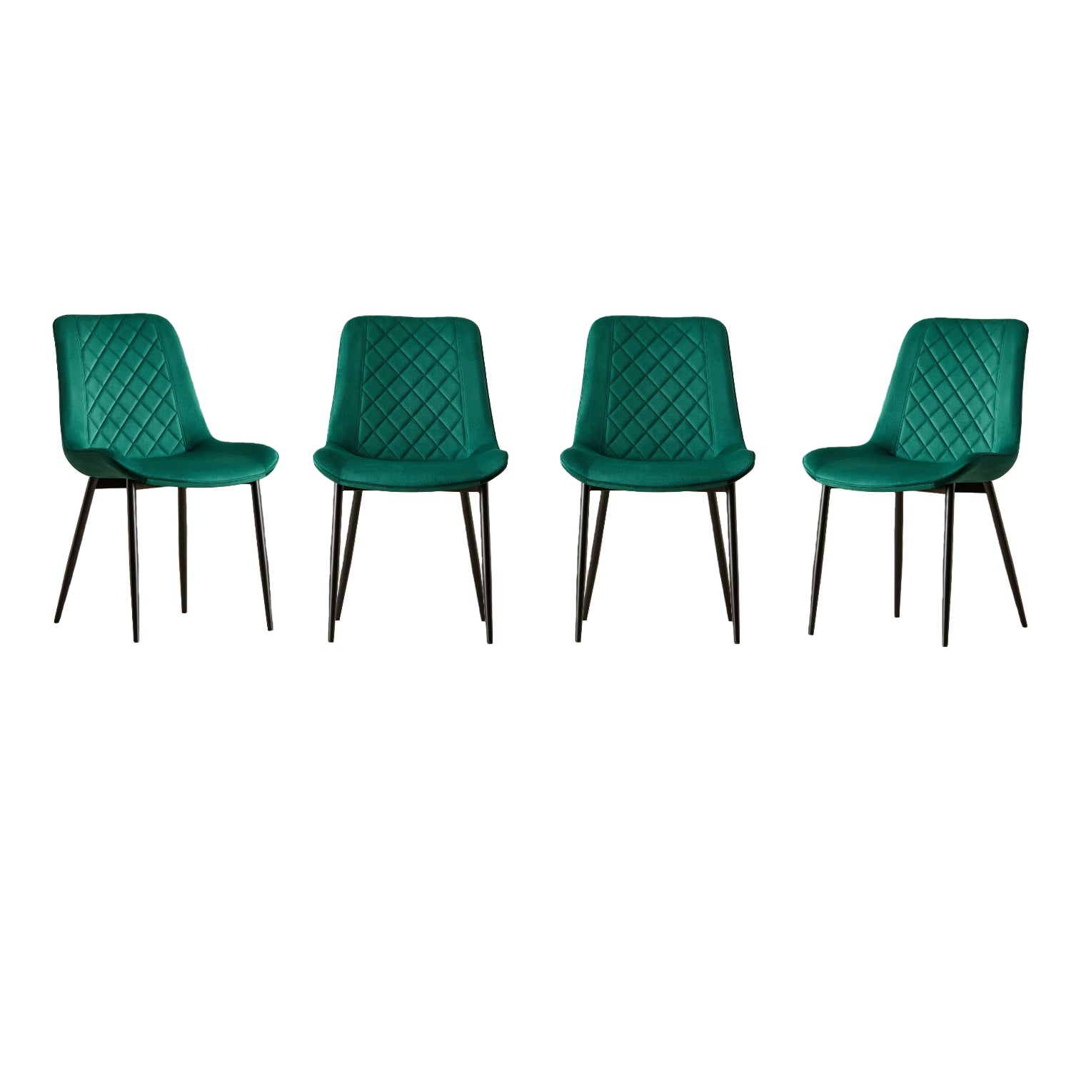 Darcie Marble Top Dining Table with Amelia Velvet Chairs - Image 8