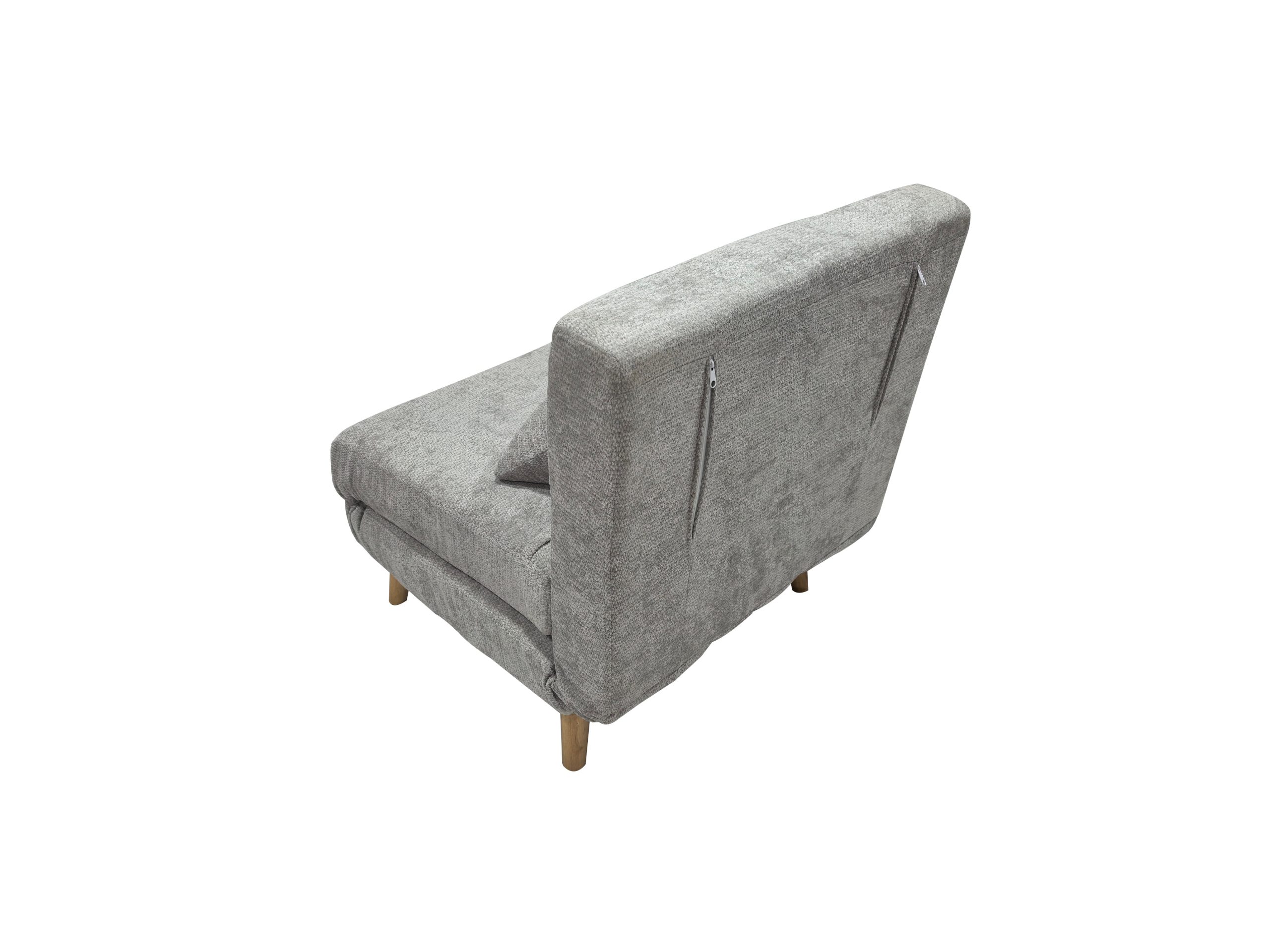 Joel Uno Single Chair Sofa Bed - Grey - Image 8