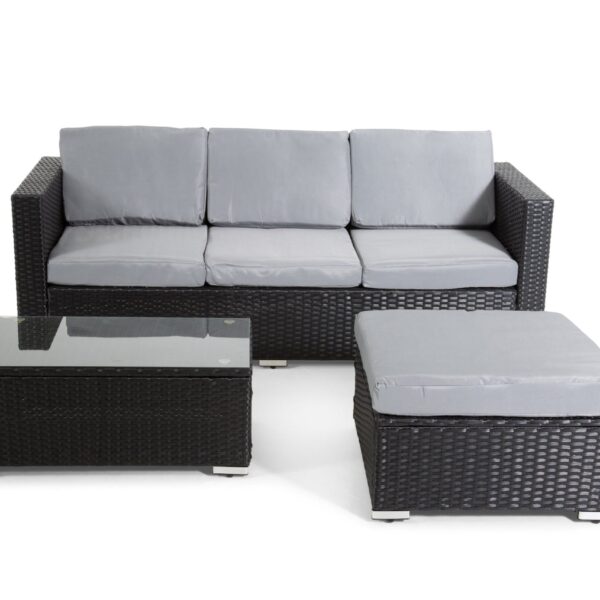 The Milo 4 Seat Corner Rattan Set