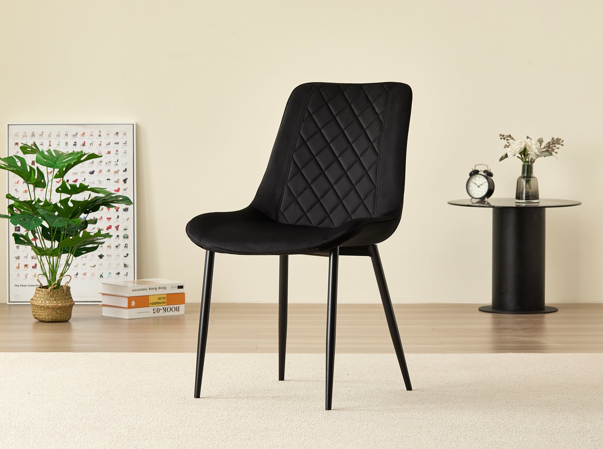 Skyla-Mae Dining Table with 4 Amelia Velvet Chairs - Image 20