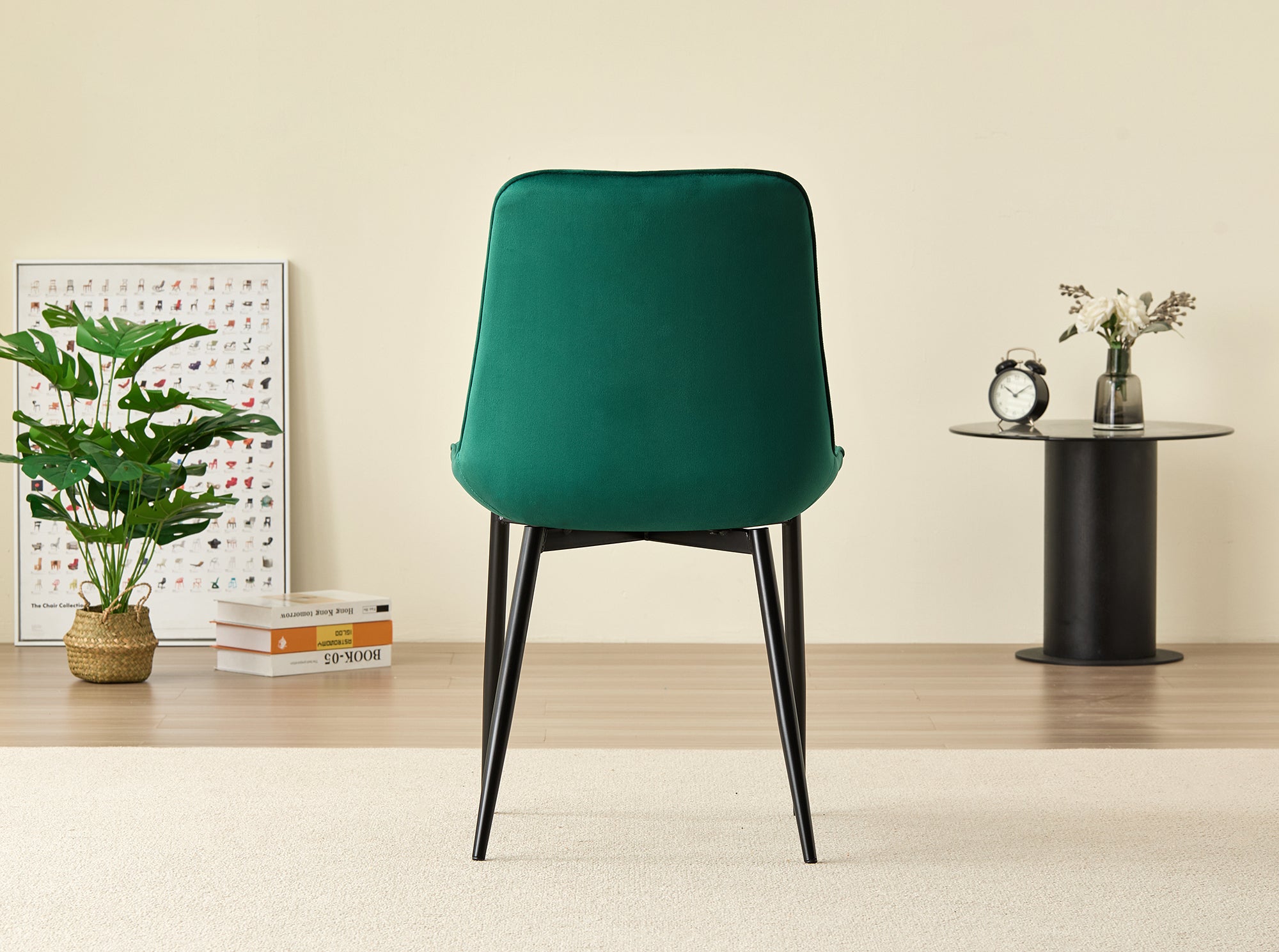 Skyla-Mae Dining Table with 4 Amelia Velvet Chairs - Image 13