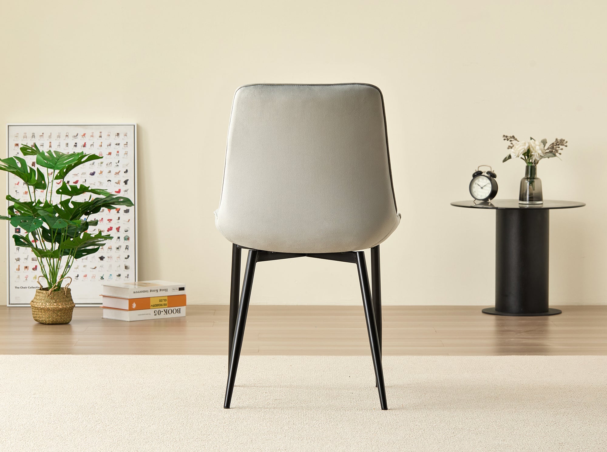 Skyla-Mae Dining Table with 4 Amelia Velvet Chairs - Image 17
