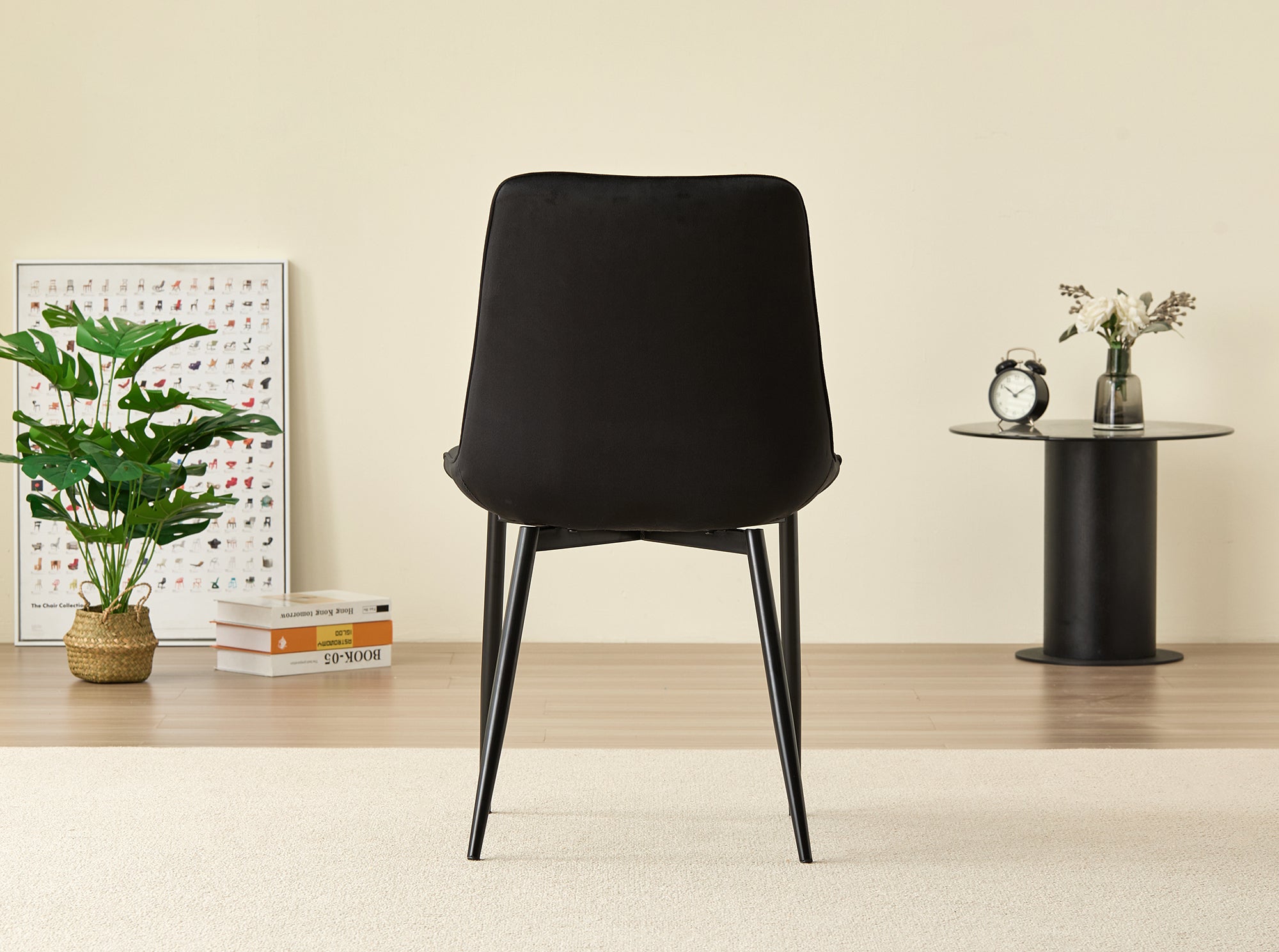 Skyla-Mae Dining Table with 4 Amelia Velvet Chairs - Image 23