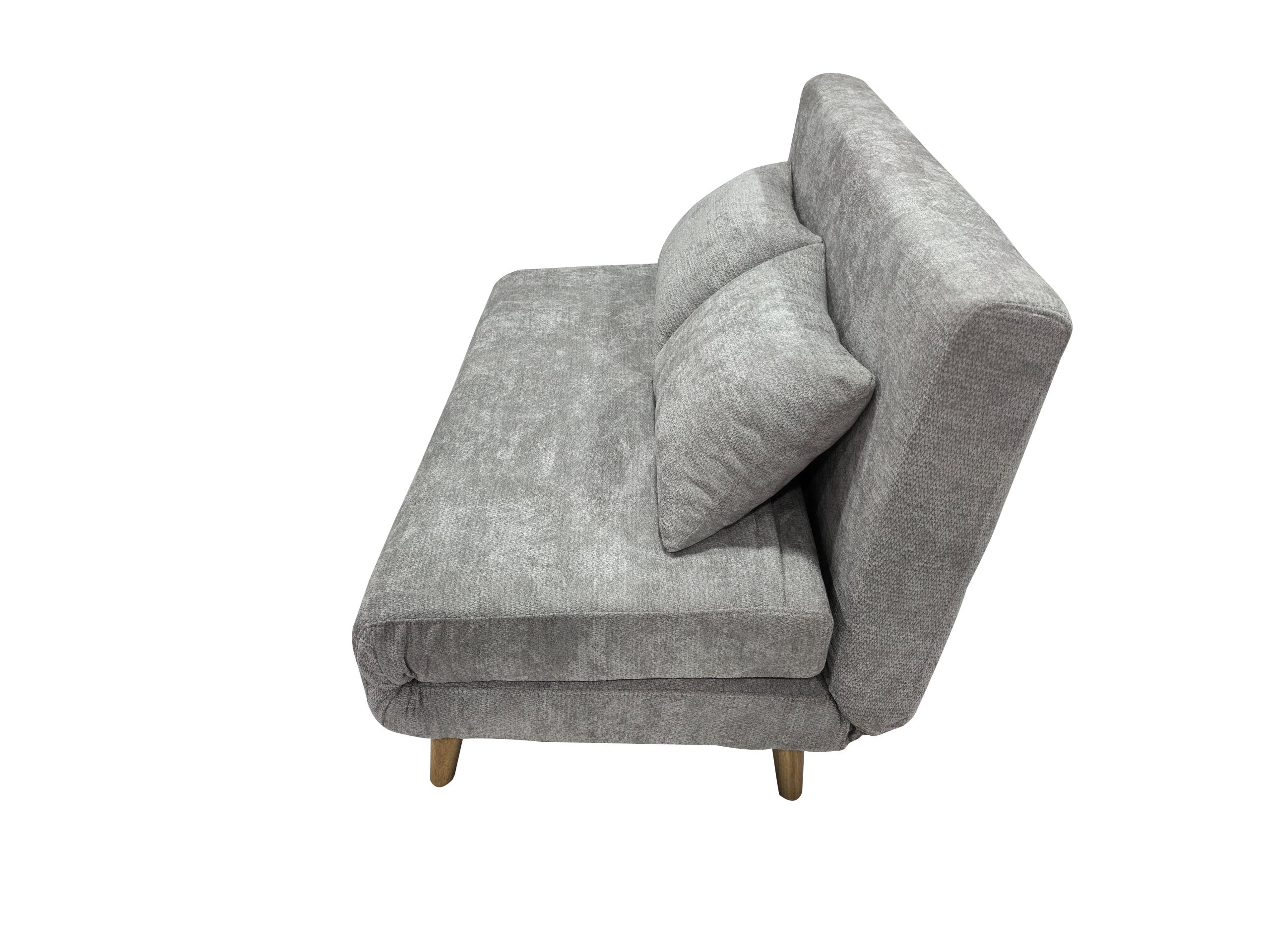 Joshua Duo Two Seat Sofa Bed - Grey - Image 4