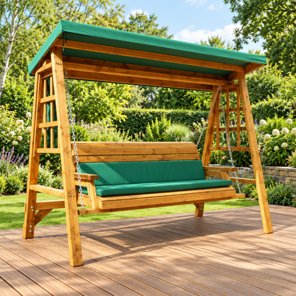 The Hawthorne Two & Three-Seater Wooden Garden Swing - Collection