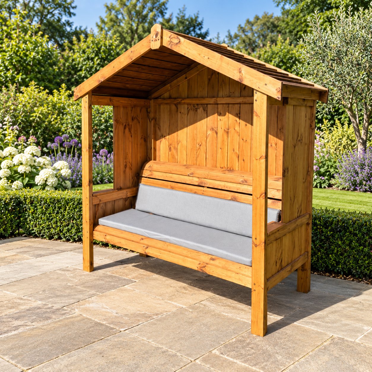 The Kingsley Two & Three-Seater Wooden Garden Arbour - Collection