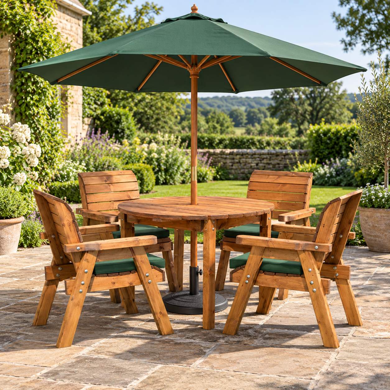 The Ashford Round Garden Dining Set - Collection - Image 2