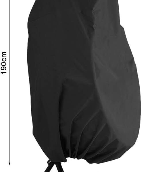 Premium Guard Outdoor Hanging Chair Cover - Large/Black