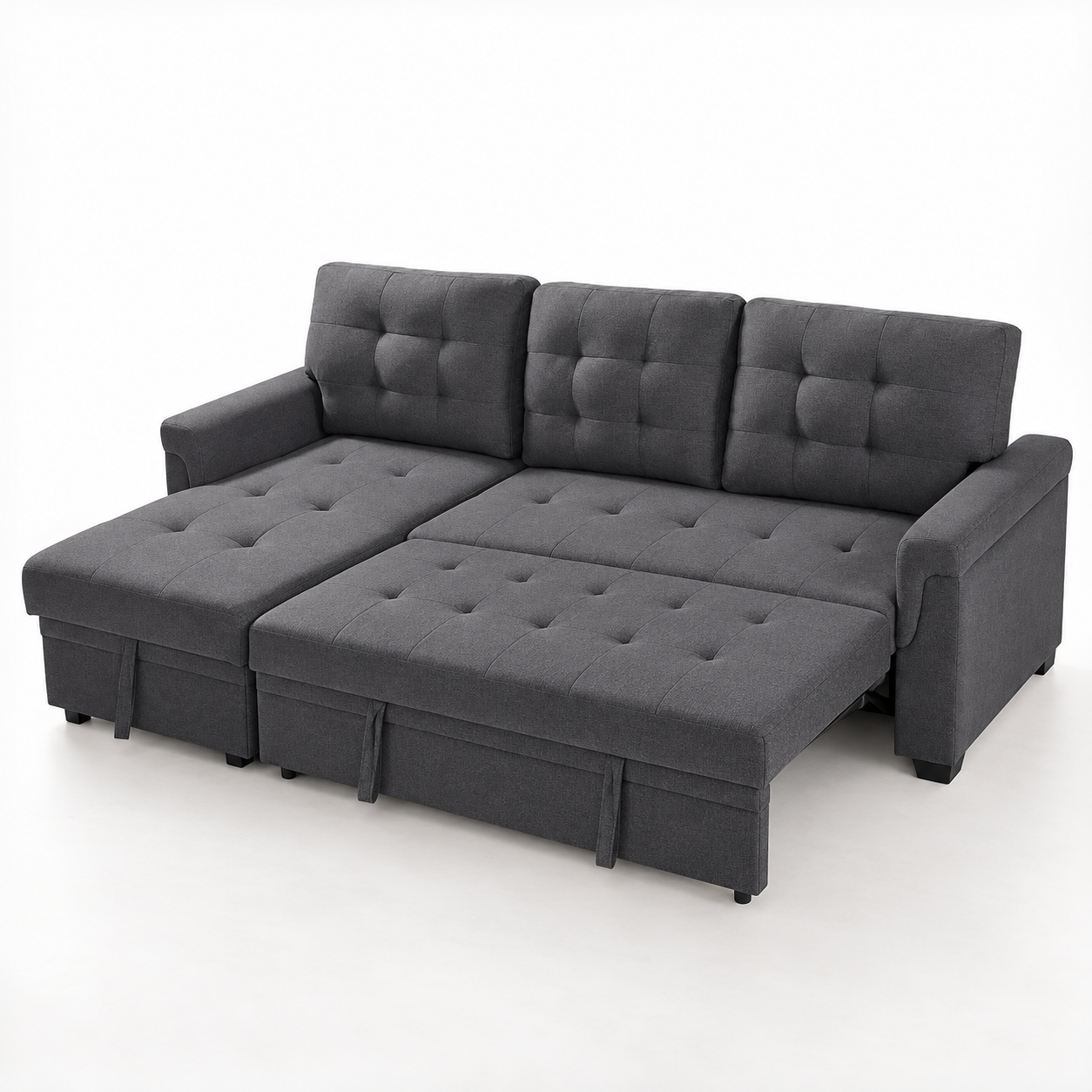 Taylor-May Reversible Corner Sofa Bed with Storage - Image 9