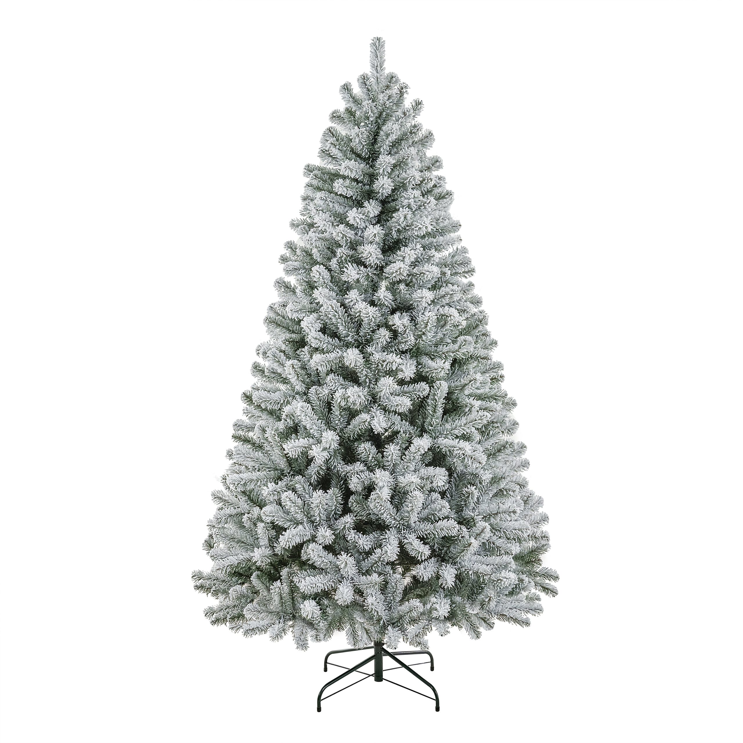 Festive Christmas 6ft Frosted Full White Fir Tree - Image 2