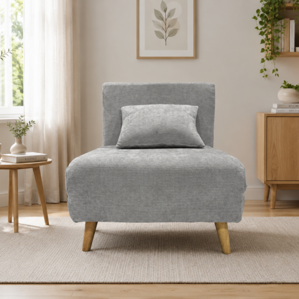 Joel Uno Single Chair Sofa Bed - Grey