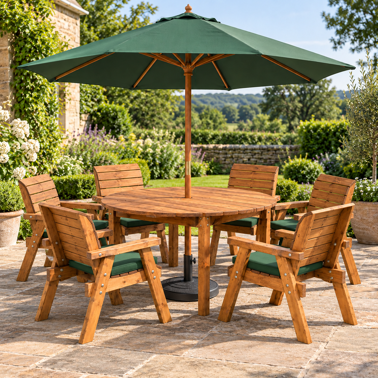 The Ashford Round Garden Dining Set - Collection - Image 4