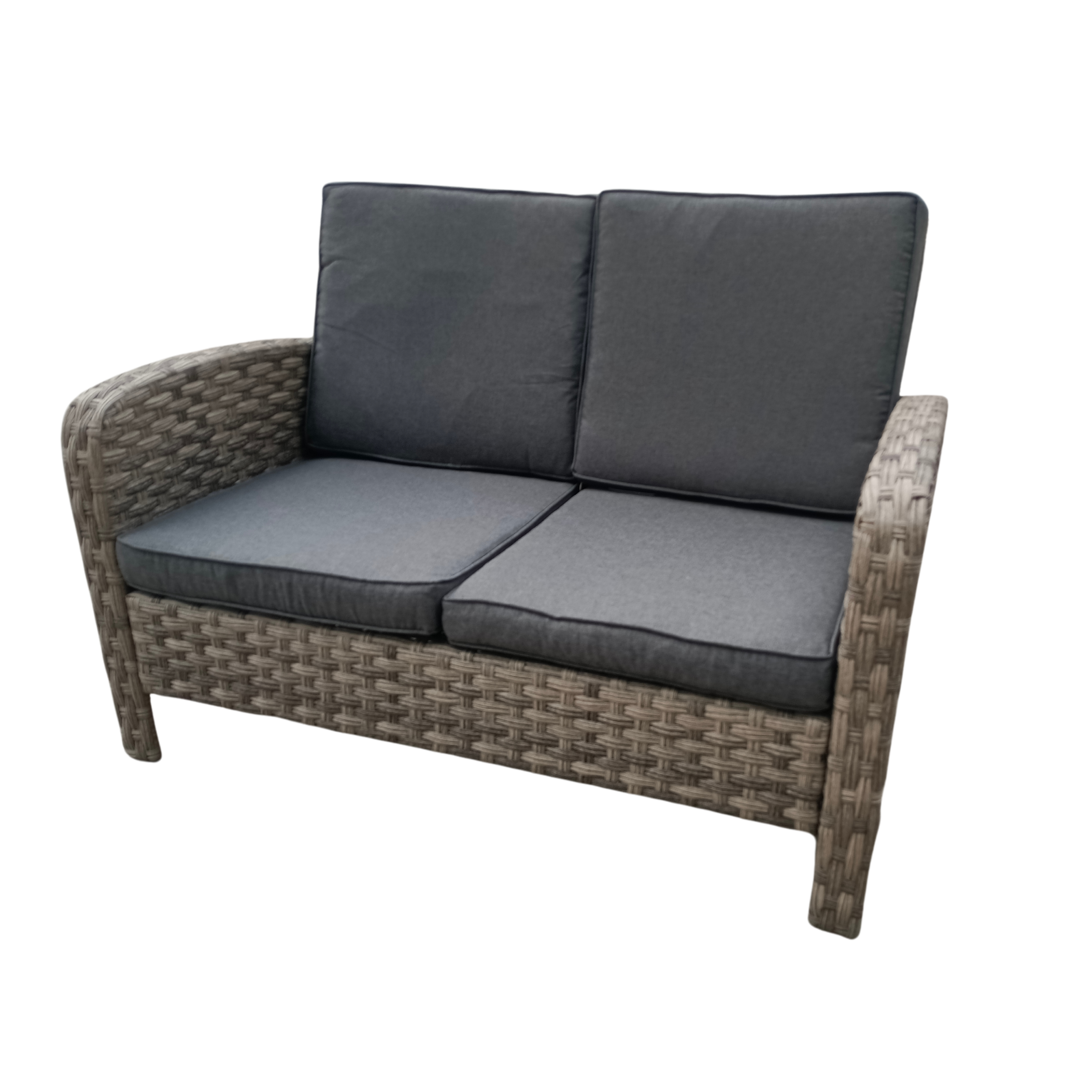 Harriet 6-Piece Rattan Wicker Relaxed Garden Dining Set - Image 8