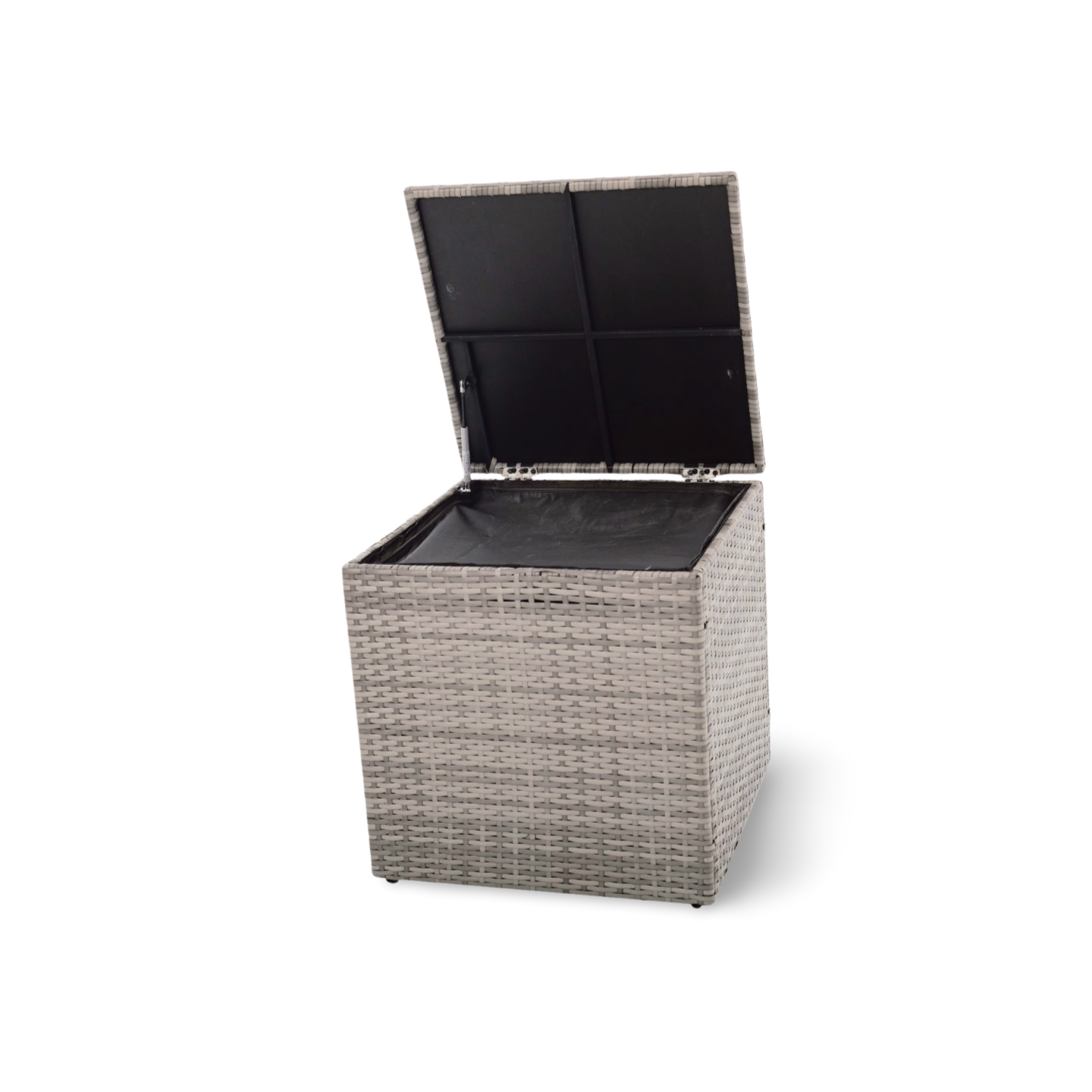 The Scarlett Grey Firepit Rattan Corner with Storage - Image 9