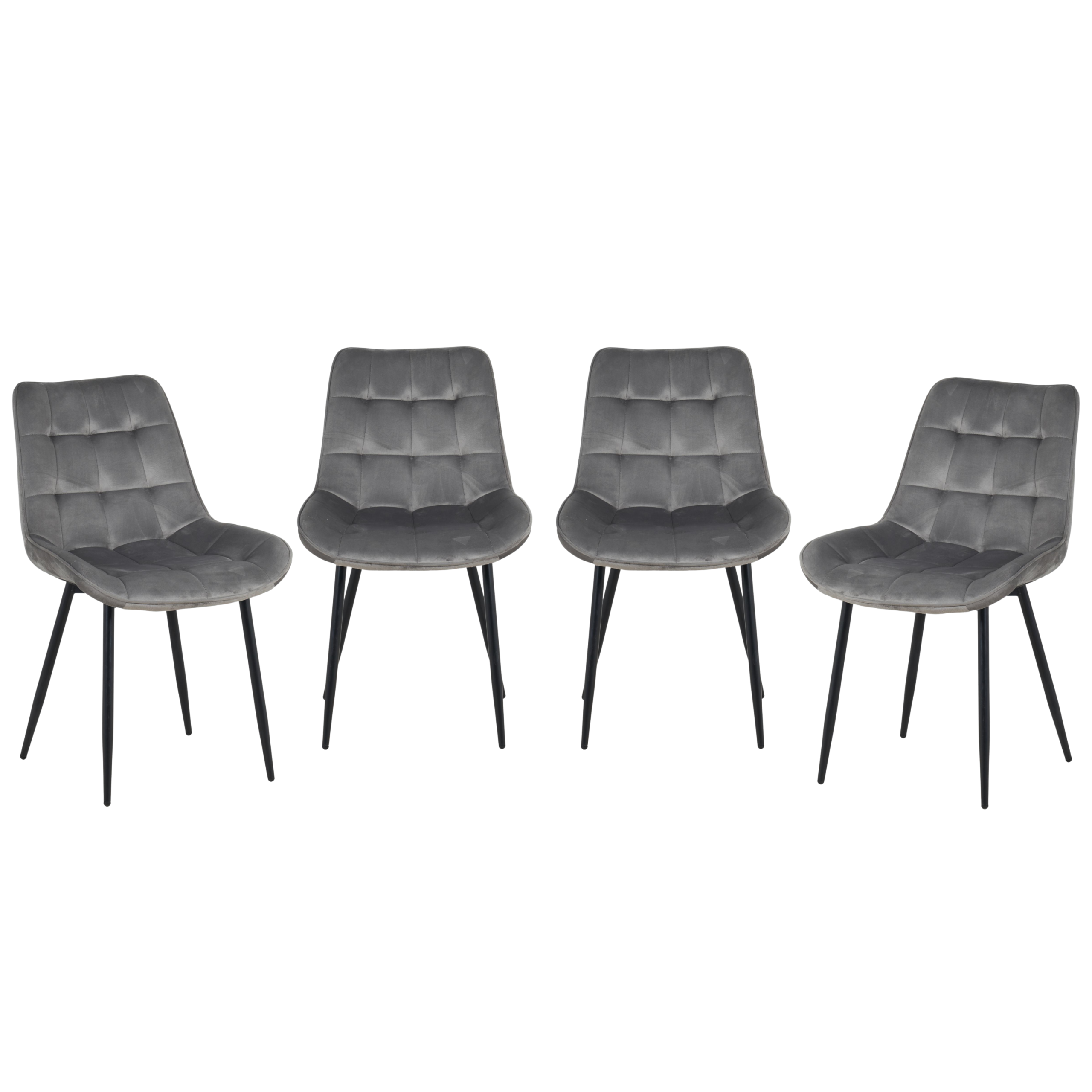 Skyla-Mae Dining Table with 4 Erica Velvet Chairs - Image 18