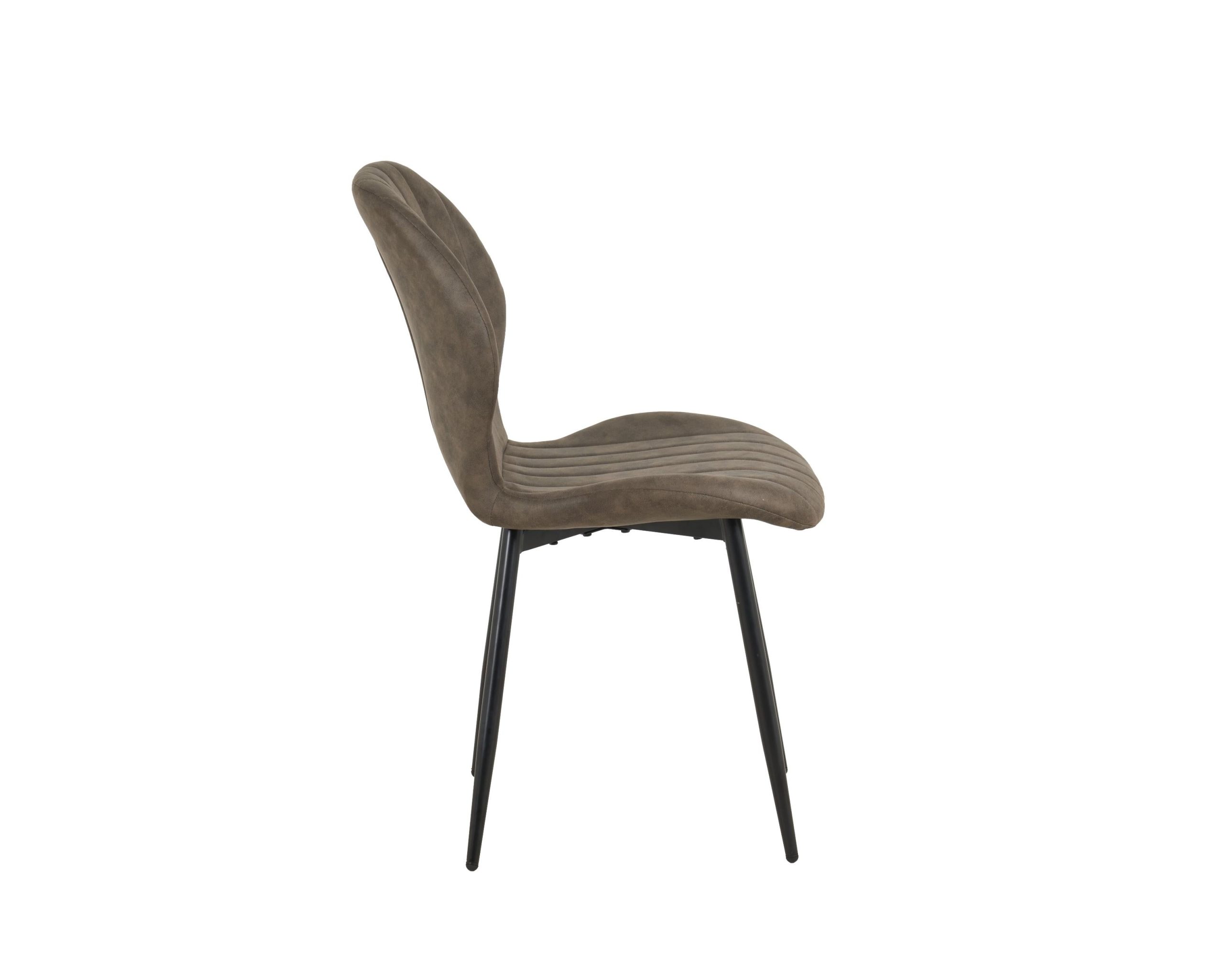 Elsie Dining Table with 4 Jaydn Leather Chairs - Image 6