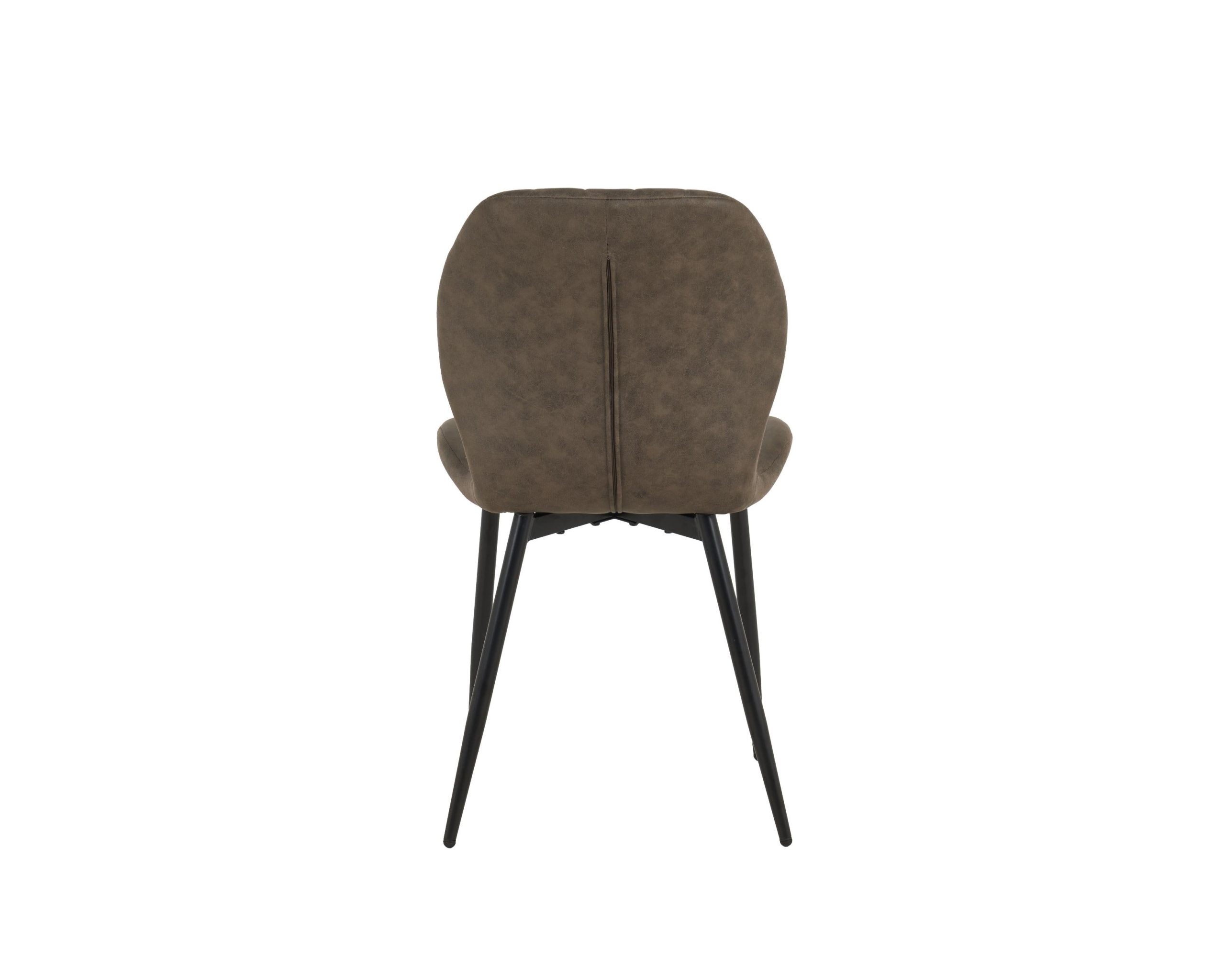 Elsie Dining Table with 4 Jaydn Leather Chairs - Image 7