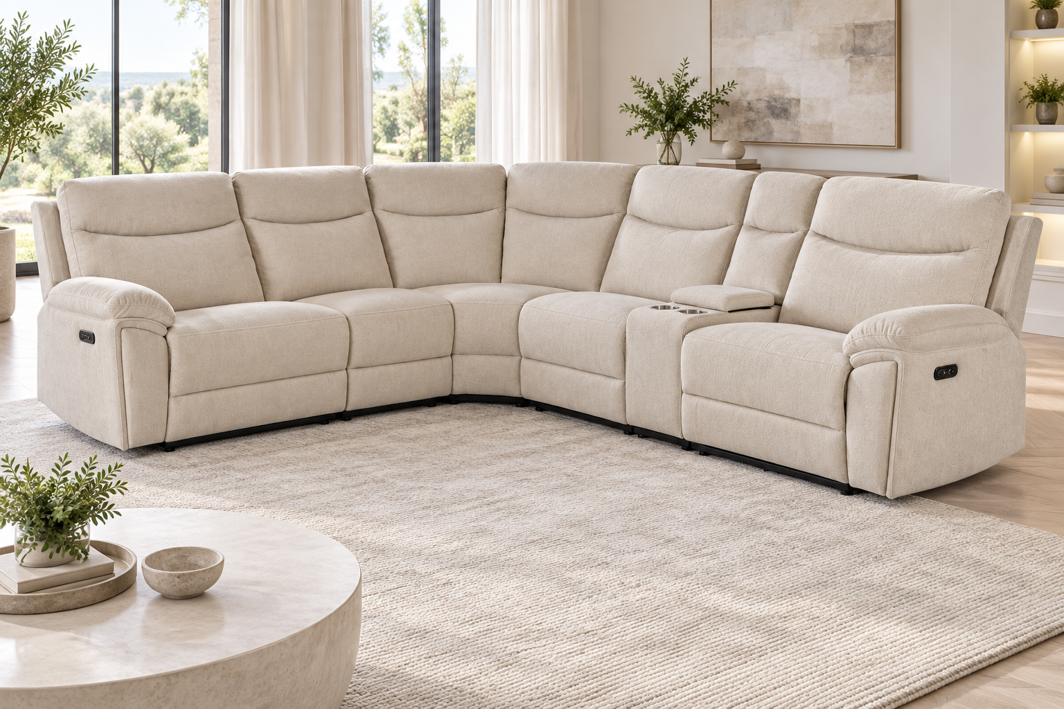 Monty Reclining Corner Sofa - Image 2
