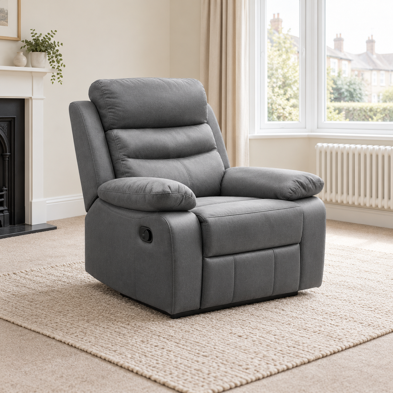 Sadie Leather Reclining Suite - 1 seater