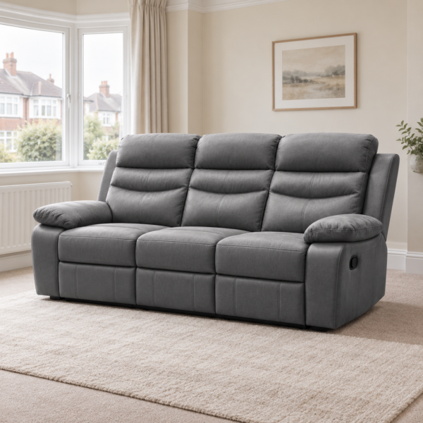 Sadie Leather Reclining Suite - 3 seater