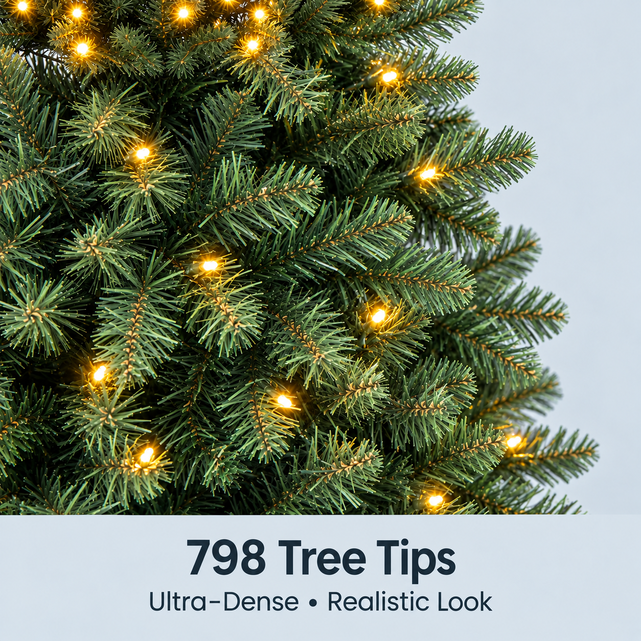 Niamh Fir Winter Pre-Lit Artificial Christmas Tree - Image 4