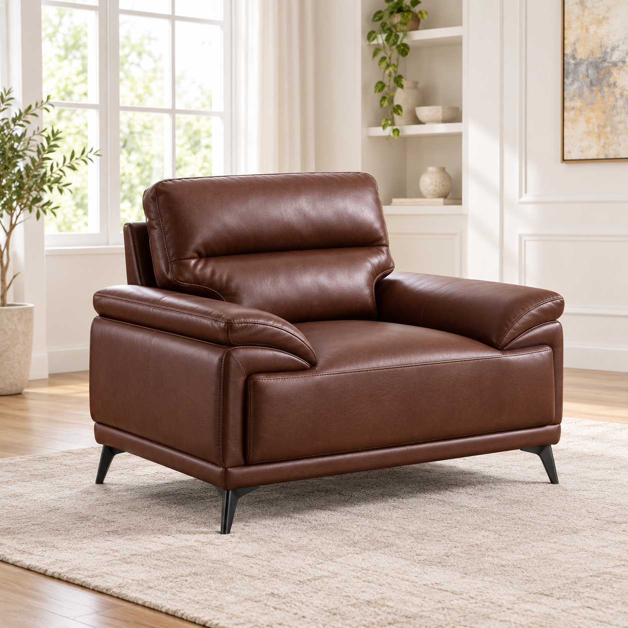 Arlo Leather Air Sofa Collection - 3+1 - Image 3