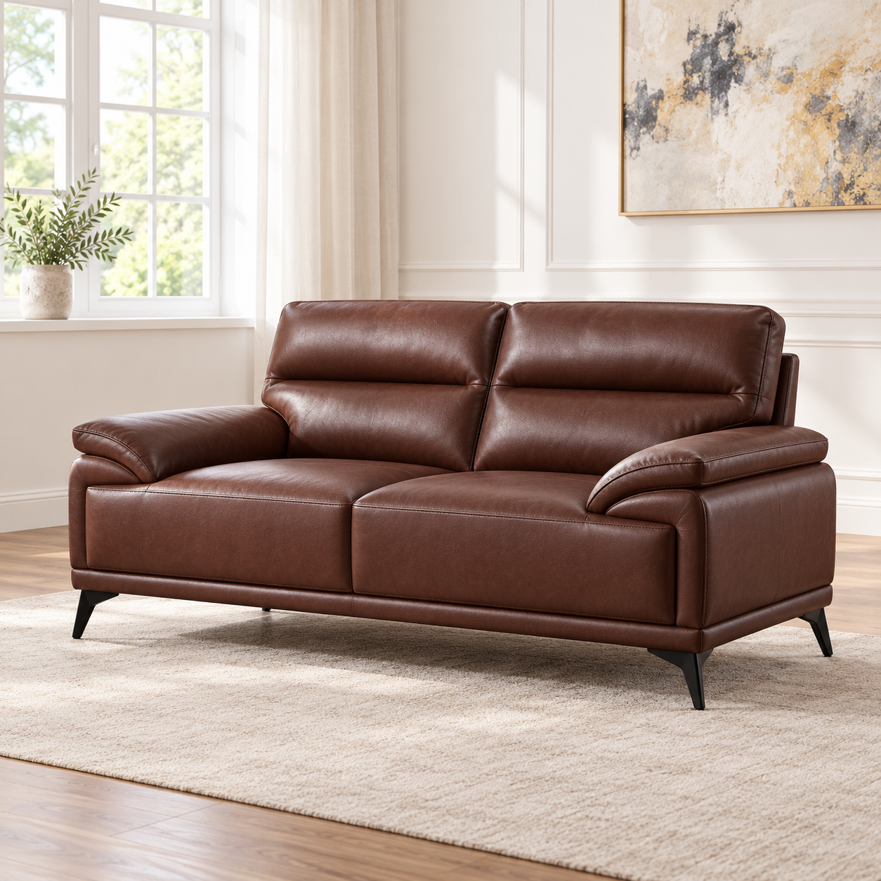 Arlo Leather Air Sofa Collection - 3+1 - Image 4