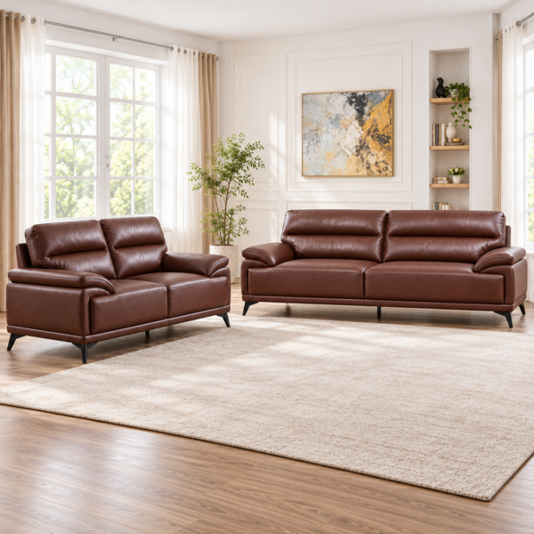 Arlo Leather Air Sofa Collection - 3+2