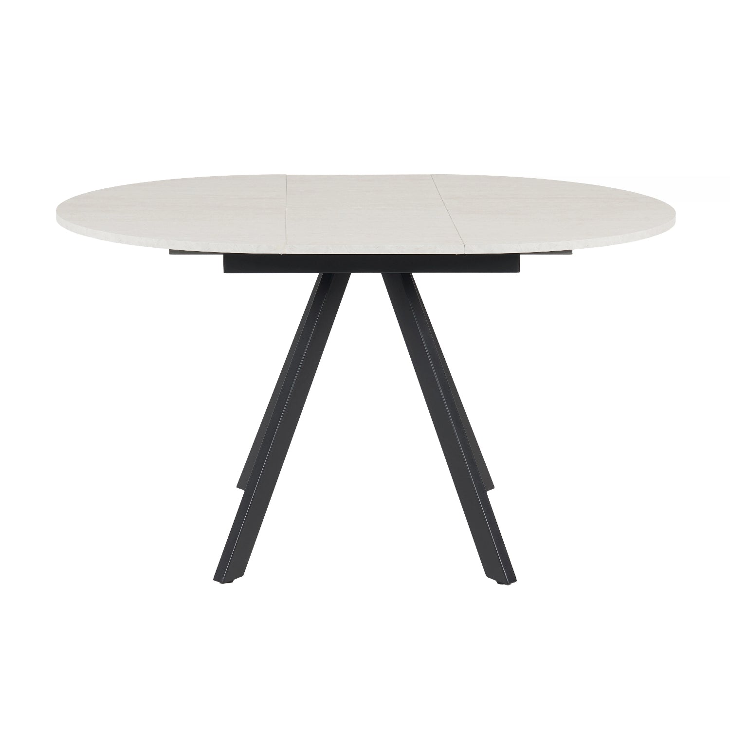 Harley Extendable Dining Table with 4 Charlotte Velvet Chairs - Blue - Image 5