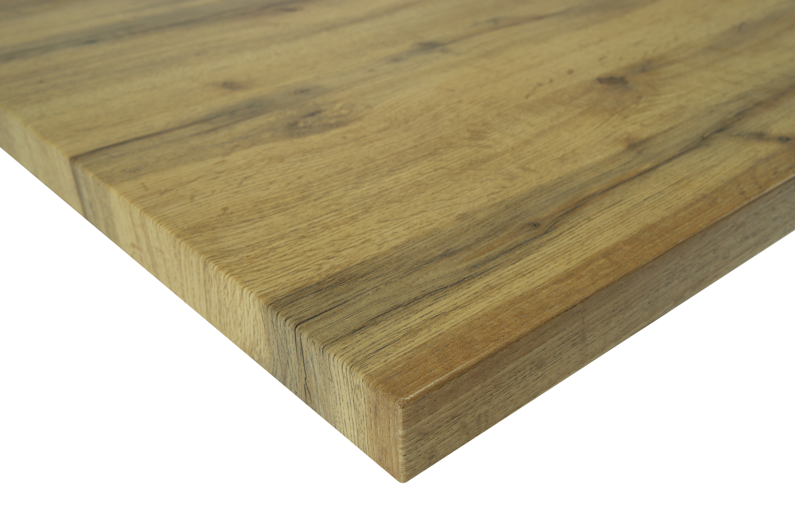 Margot Oak Dining Table with Industrial Black Legs - Image 6