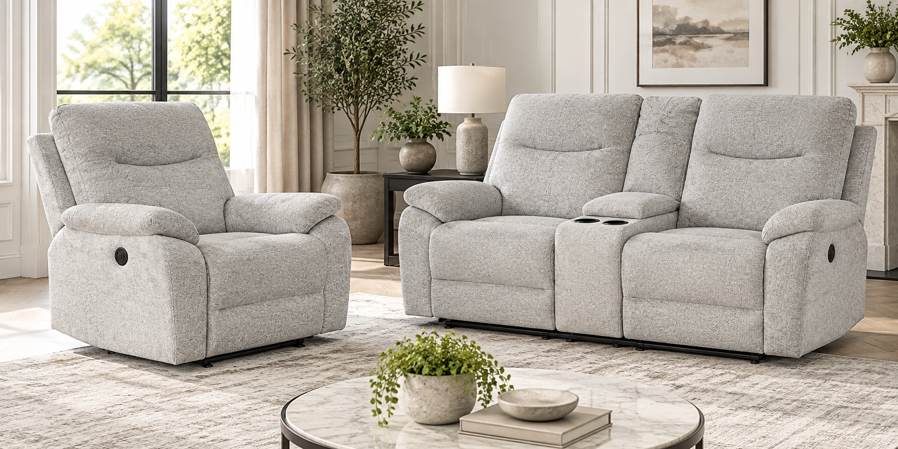 Rory Electric Reclining Suite - Image 7