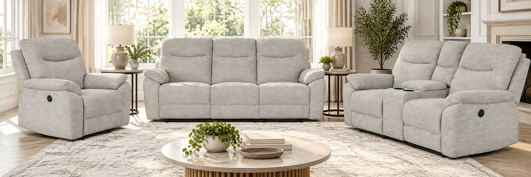Rory Electric Reclining Suite - Image 2