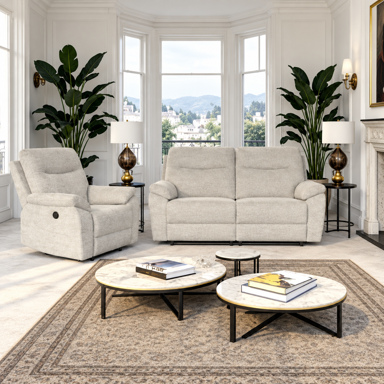 Rory Electric Reclining Suite - 2+1