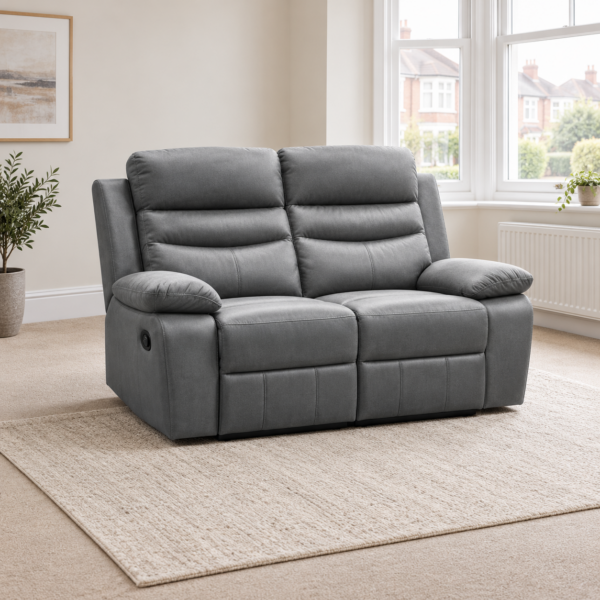 Sadie Leather Reclining Suite - 2 seater