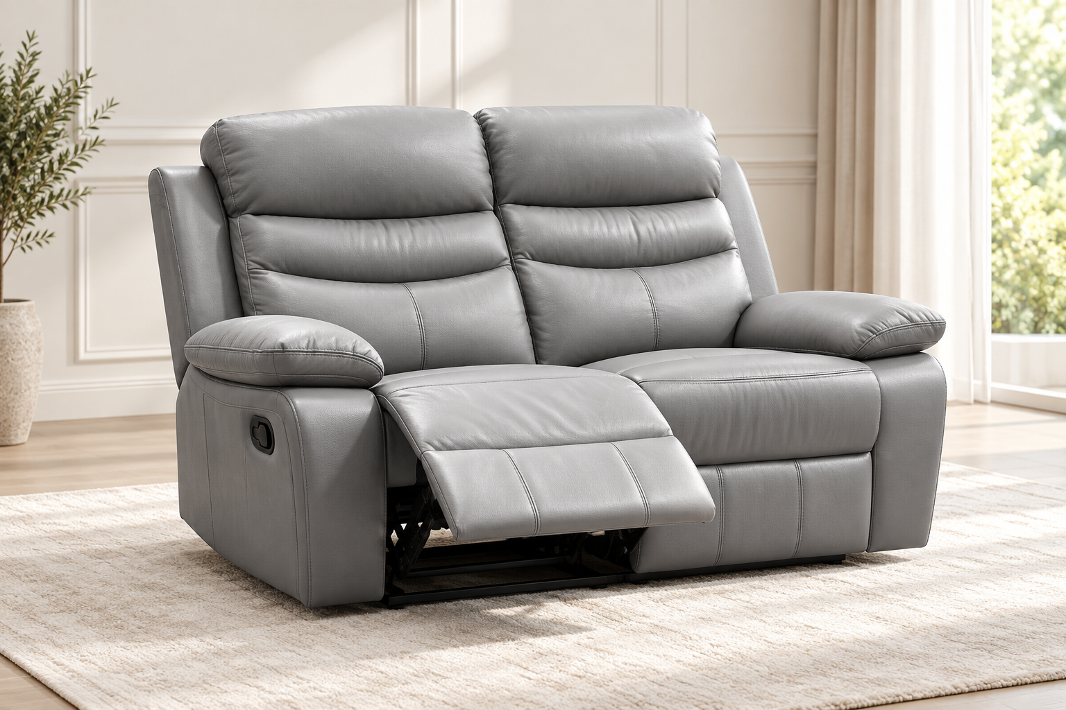 Sadie Leather Reclining Suite - Image 3