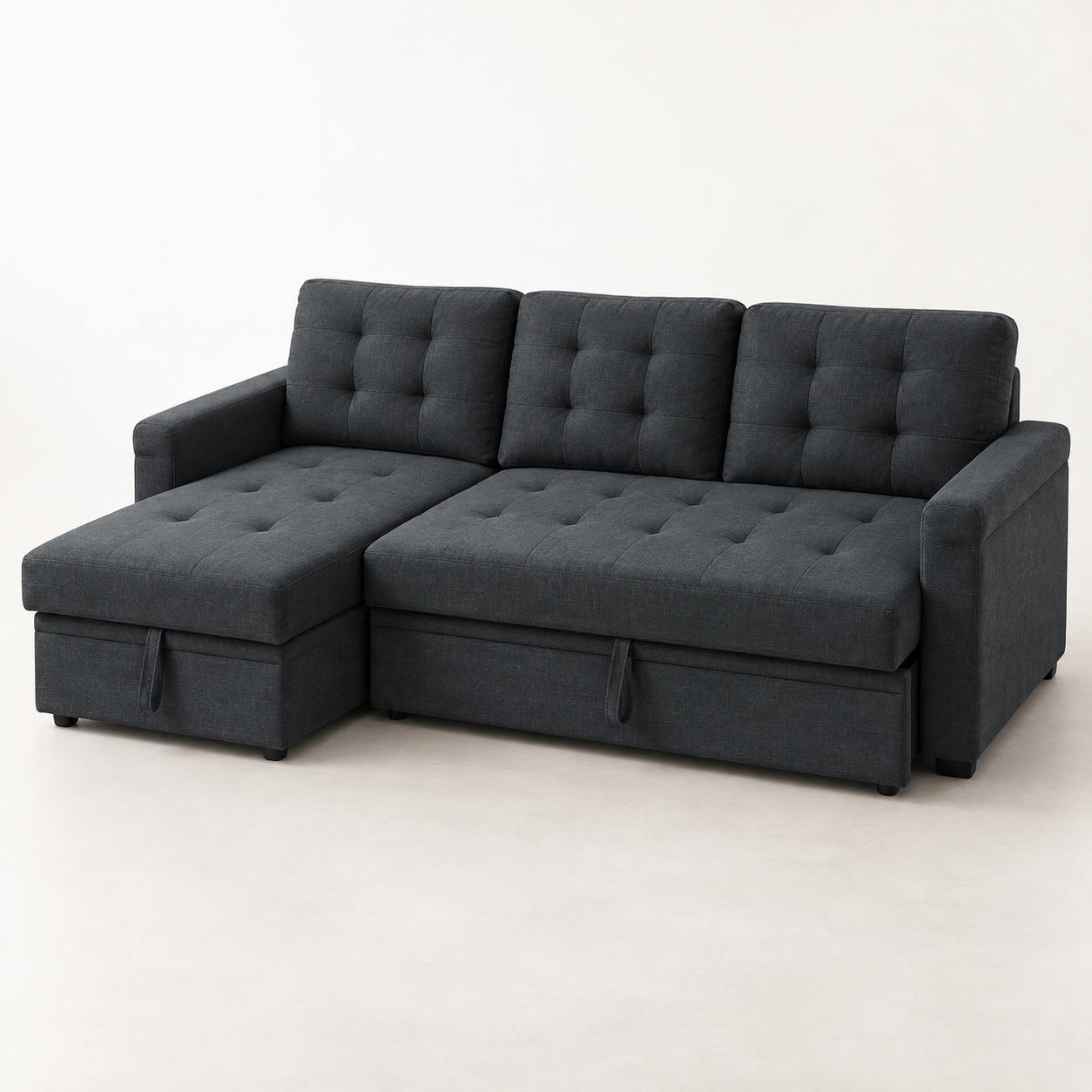 Taylor-May Reversible Corner Sofa Bed with Storage - Image 3