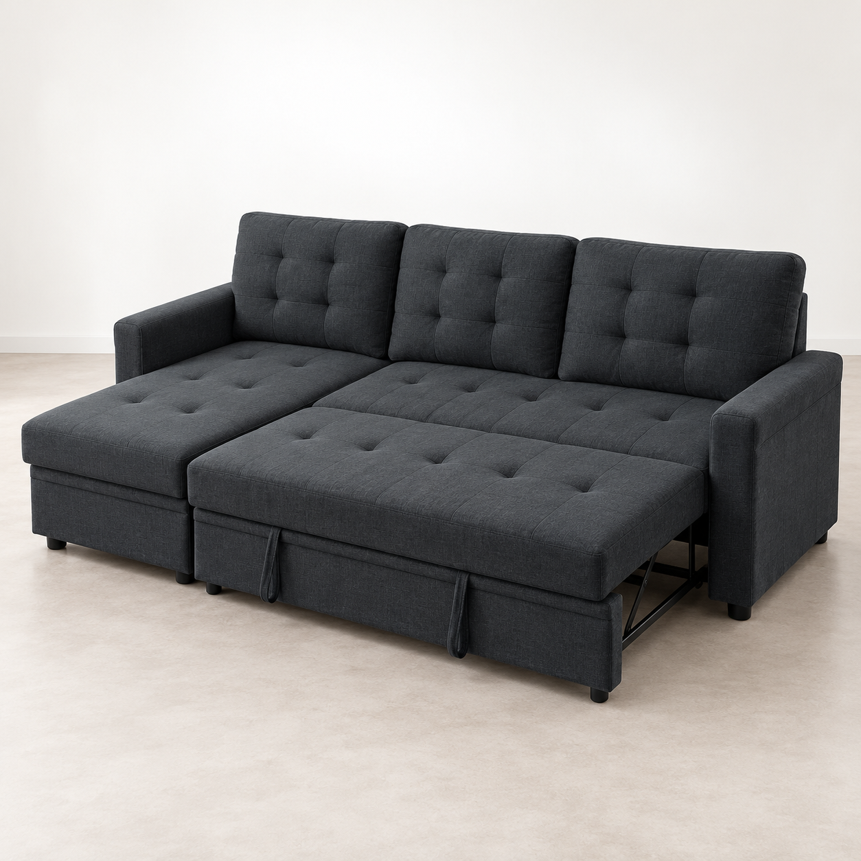 Taylor-May Reversible Corner Sofa Bed with Storage - Image 2
