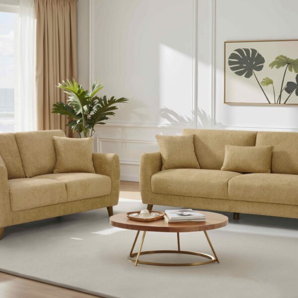 Thea Sofa Collection - Mustard